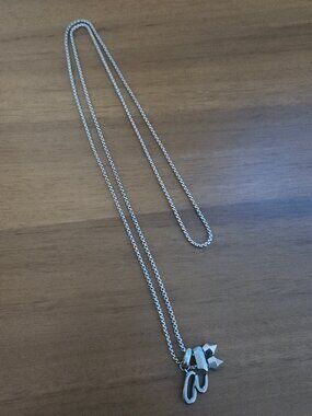 Kendra Scott Initial A Silver Pendant Necklace